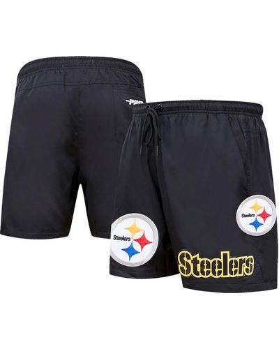 Pro Standard Pittsburgh Steelers Woven Shorts - Blue