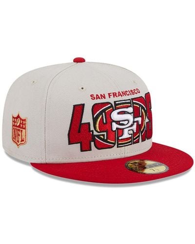 KTZ Scarlet San Francisco 49ers 39thirty Flex Hat in Red for Men