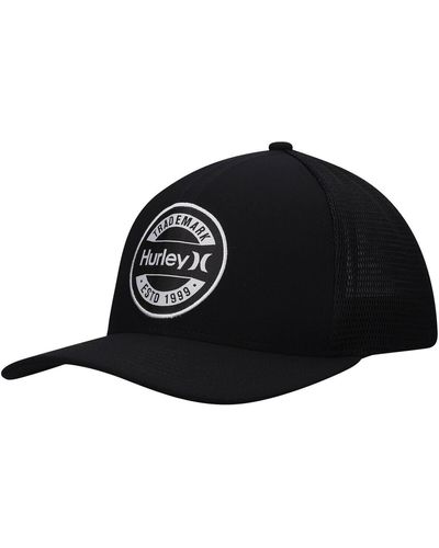 Hurley Charter Trucker Snapback Hat - Black