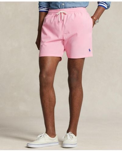 Polo Ralph Lauren Mesh-lined Swim Trunks - Pink