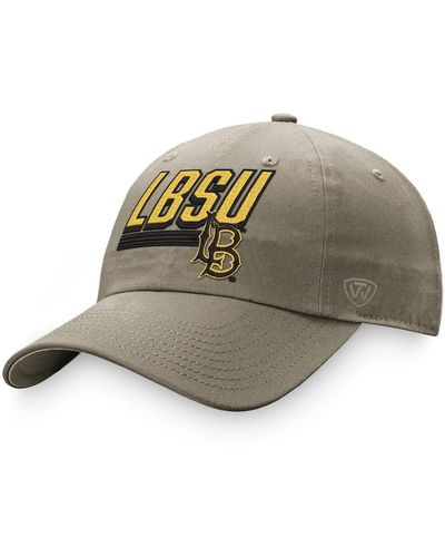 Top Of The World Cal State Long Beach The Beach Slice Adjustable Hat - Green