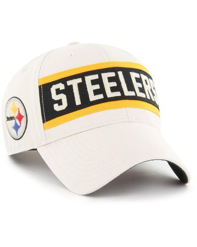 '47 '47 Pittsburgh Steelers Crossroad Mvp Adjustable Hat - Natural