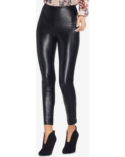 Vince Camuto Faux-leather Skinny Pants - Blue