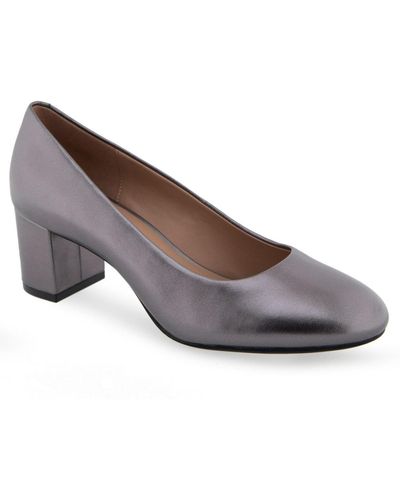 Aerosoles Ebel Dress-pump-mid Heel - Gray