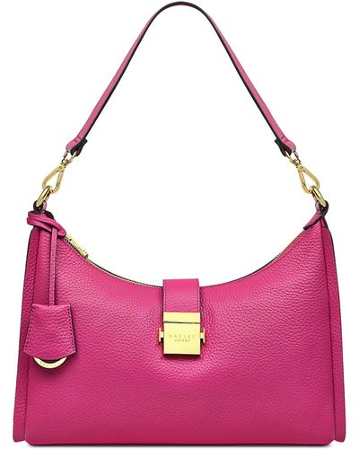 Radley Medium Sloane Street Leather Shoulder Bag - Pink