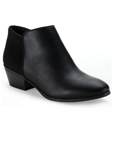 Style & Co. Wileyy Ankle Booties - Black