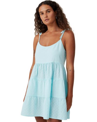 Cotton On Solstice Mini Dress - Blue