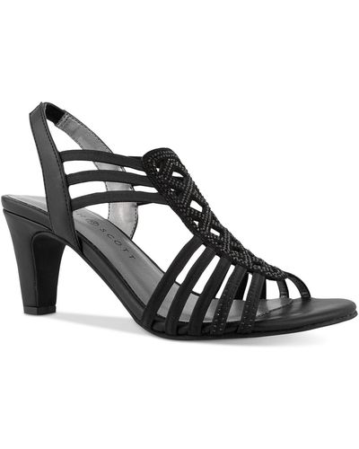 Karen Scott Danely Strappy Dress Sandals - Black