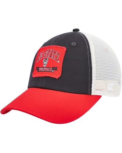 Colosseum Athletics Nc State Wolfpack Objection Snapback Hat - Red