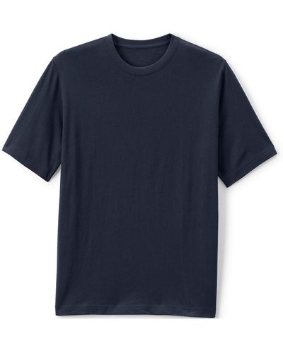 Lands' End School Uniform Short Sleeve Essential T-shirt - Blue