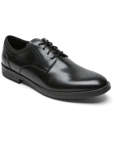 Rockport Bryant Plain Toe Shoes - Black
