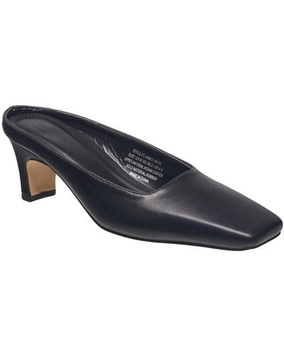 French Connection Aimee Closed Toe Mules - Black
