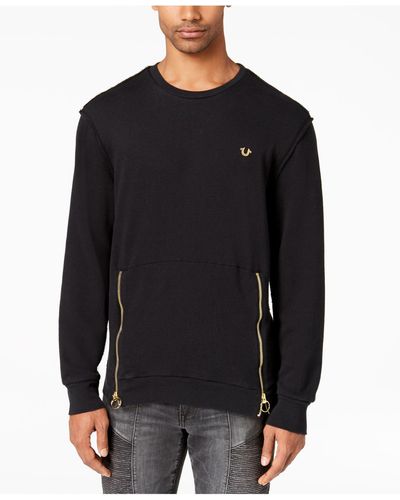 True Religion Side-zipper Sweater - Black