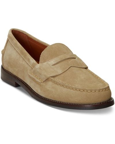 Polo Ralph Lauren Alston Suede Penny Loafers - Brown