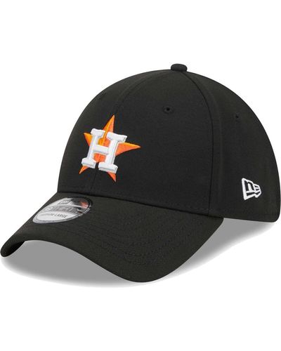 KTZ Houston Astros Logo 39thirty Flex Hat - Black