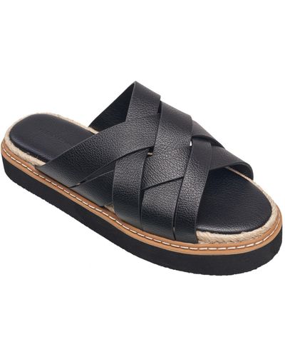 French Connection Alexis Slip-on Espadrille Sandals - Black