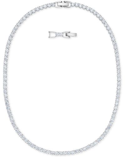 Swarovski Crystal Collar Necklace - Metallic