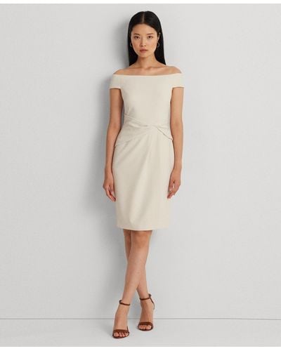 Lauren by Ralph Lauren Off-the-shoulder Dress - White