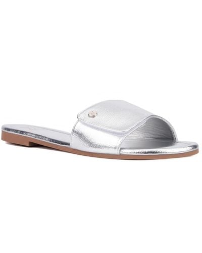 New York & Company Adelle Flat Sandal - White