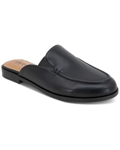 Style & Co. Giigii Slip-on Mule Loafer Flats - Blue