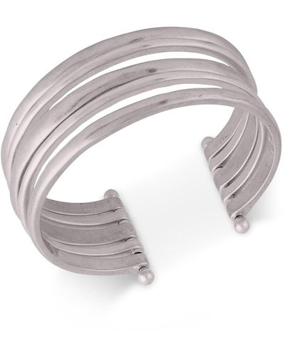 Lucky Brand Multi-row Cuff Bracelet - Metallic