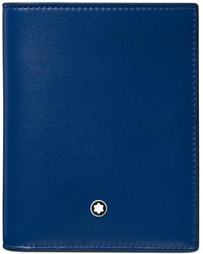 Montblanc Meisterstuck 6 Card Compact Wallet - Blue