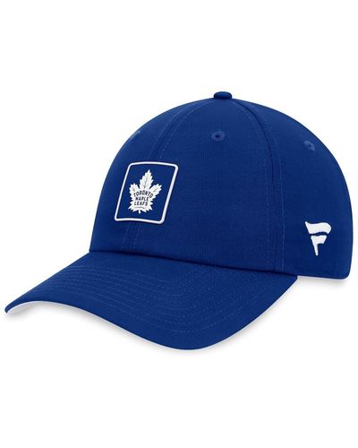 Fanatics Toronto Maple Leafs Authentic Pro Rink Adjustable Hat - Blue