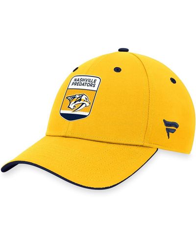 Fanatics Nashville Predators 2023 Nhl Draft Flex Hat - Yellow