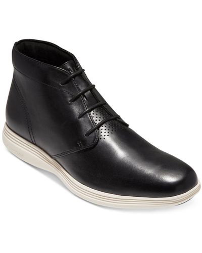 Cole Haan Grand Tour Chukka Leather Boot - Black