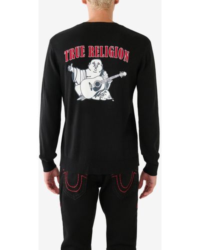 True Religion Crewneck Sweater - Black