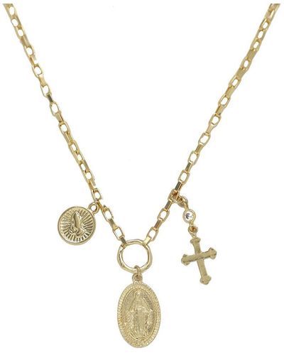 Ettika Faithful Charms Necklace - Metallic