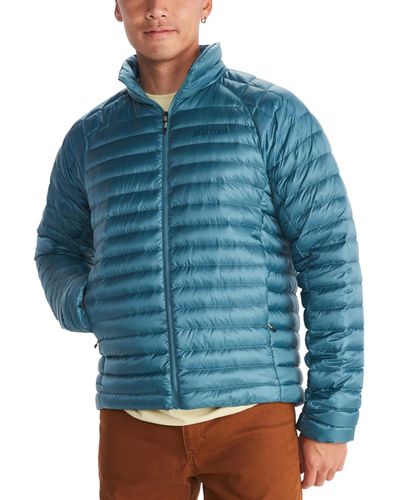 Marmot Hype Quilted Full-zip Down Jacket - Blue