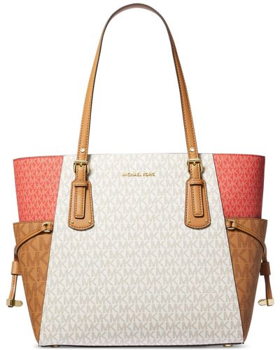 Michael Kors Michael Voyager East West Tote - Red