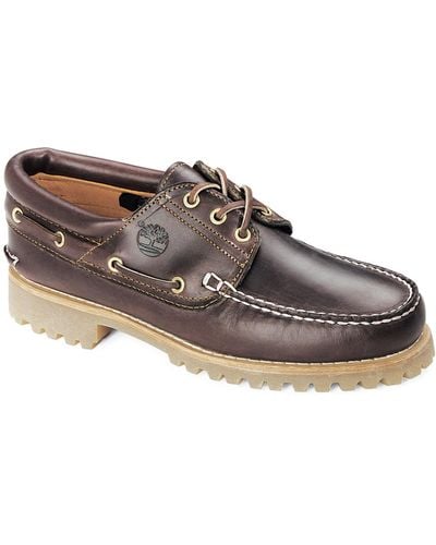 Timberland Traditional Hand-sewn Moc-toe Oxfords From Finish Line - Purple