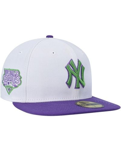 KTZ New York Yankees Side Patch 59fifty Fitted Hat - Blue