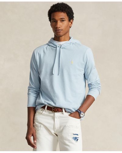 Polo Ralph Lauren Jersey Hooded T-shirt - Blue