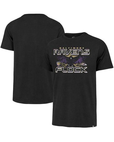 '47 Distressed Baltimore Ravens Regional Franklin T-shirt - Black