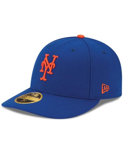 KTZ New York Mets Authentic Collection On-field Low Profile Game 59fifty Fitted Hat - Blue