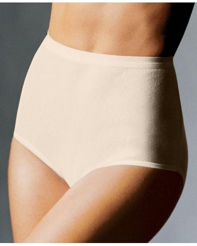 Bali Womens Full-Cut-Fit Stretch Cotton Brief(2324)-White-6 : :  Clothing, Shoes & Accessories