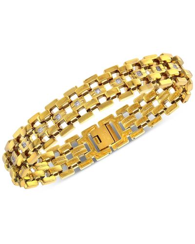 Macy's Diamond Link Bracelet (1/4 Ct. T.w. - Metallic