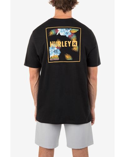 Hurley Everyday Four Corners Short Sleeves T-shirt - Black