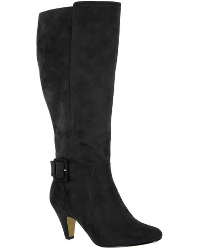 Bella Vita Troy Ii Wide Calf Tall Dress Boots - Black