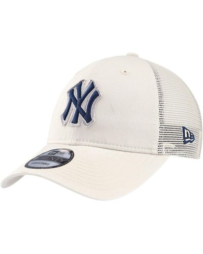 KTZ New York Yankees Game Day 9twenty Adjustable Trucker Hat - White