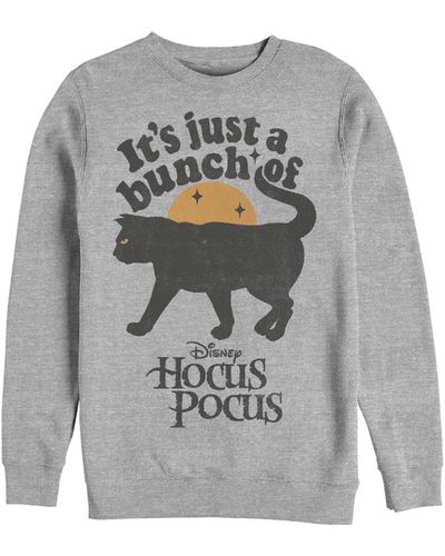 Fifth Sun Hocus Pocus Crew Fleece Pullover - Gray