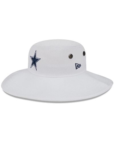 KTZ Dallas Cowboys 2023 Nfl Training Camp Panama Bucket Hat - White