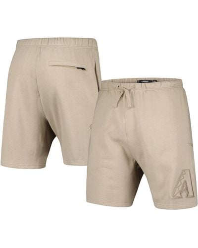 Pro Standard Arizona Diamondbacks Neutral Fleece Shorts - Natural