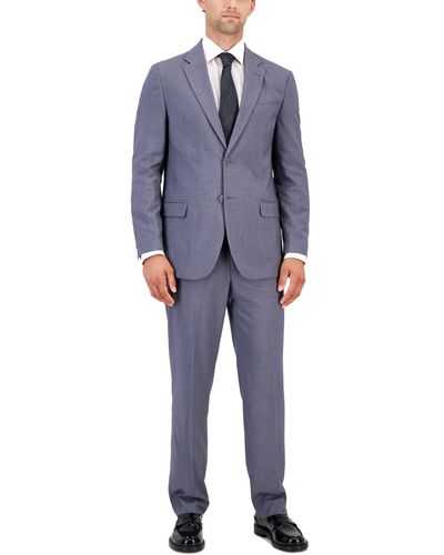 Nautica Modern-fit Stretch Nested Suit - Blue