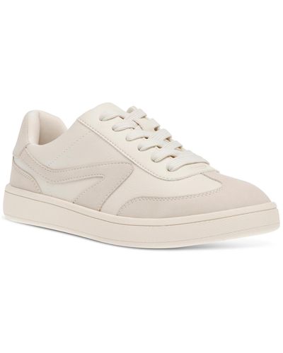 DV by Dolce Vita Voyage Low Line Lace-up Sneakers - White