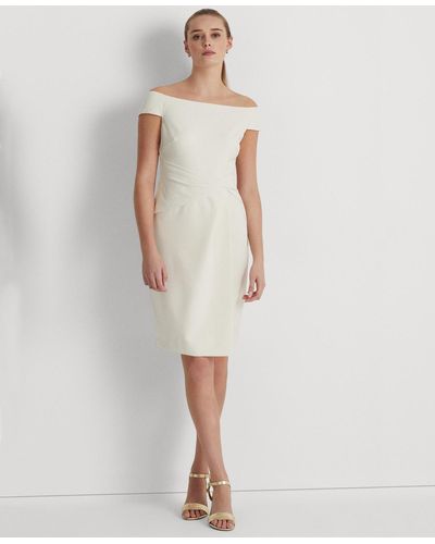 Lauren by Ralph Lauren Off-the-shoulder Dress - White