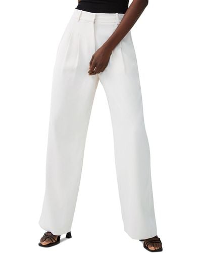 French Connection Harry Wide-leg Suiting Pants - White